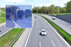 Rowerzyści na autostradzie: "Mandat za śmieszne przewinienie"