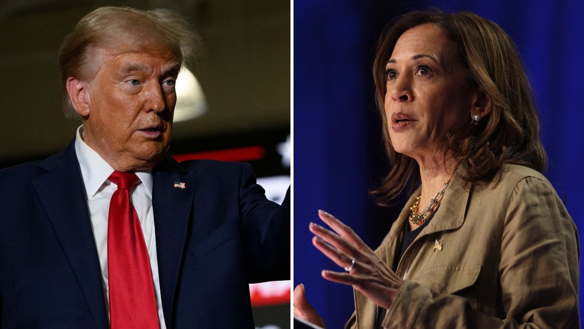 Konfrontacja: Donald Trump i Kamala Harris rywalizują o zwycięstwo w kluczowych stanach USA [ANALIZA]