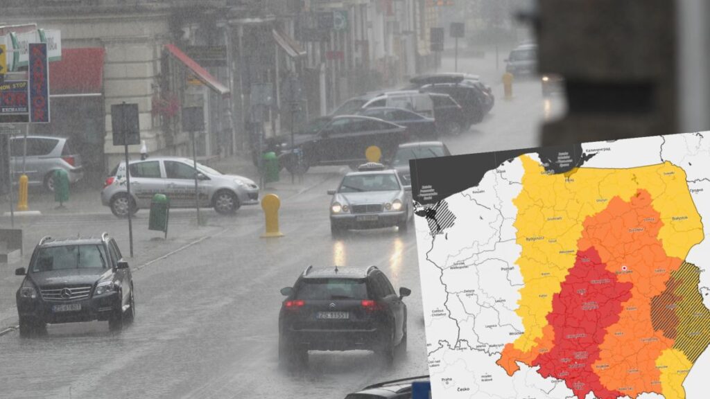 IMGW ostrzega przed silnymi burzami i intensywnymi opadami – wydano najwyższy poziom alertu
