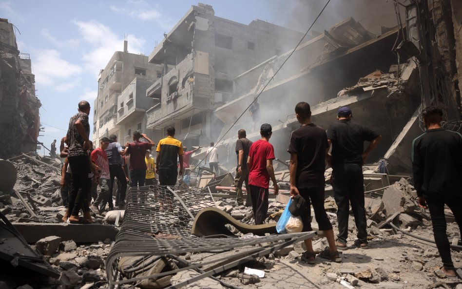 Przeredagowany tytuł: „Gaza na marginesie świata – jak firmy czerpią zyski z konfliktu zbrojnego”