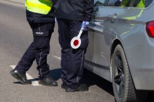 Strzały na MOP-ie koło Krakowa. 28-latek wyciągnął broń w kłótni o lawetę