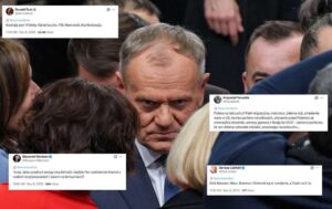 Tusk ostro o prawicy: „Ich miłość do psów i Polski? Tylko na łańcuchu”