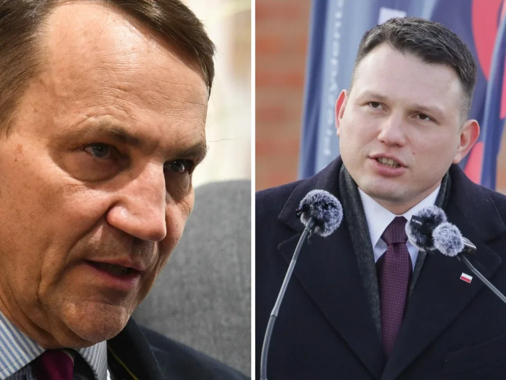 Sławomir Mentzen uderza w Sikorskiego. Minister spraw zagranicznych odpowiada