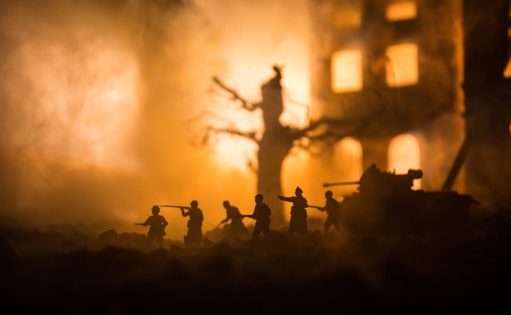 Rosjanie przeprowadzili atak na Ukrainę, wykorzystując przewagę liczebną i gęstą mgłę