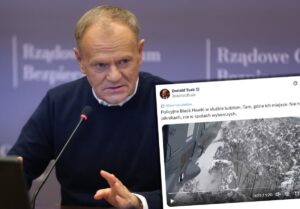 Tusk udostępnił nagranie z policyjnymi Black Hawkami. Nie zabrakło uszczypliwości wobec PiS